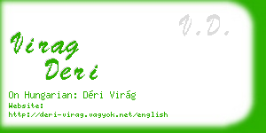 virag deri business card